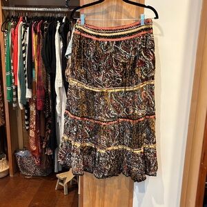 Multicolor Paisley Women's Skirt